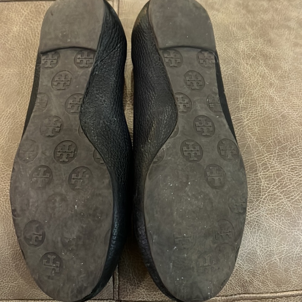 Tory Burch Navy Reva Flats - Picture 6 of 6
